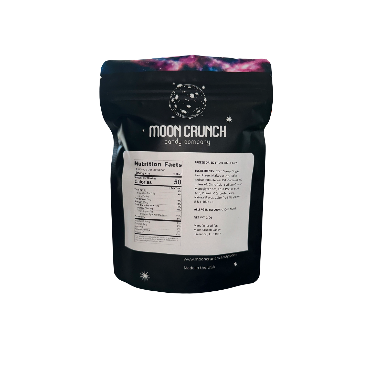 Freeze Dried Fruit Roll Ups- 4 Pack Strawberry & Tie Dye